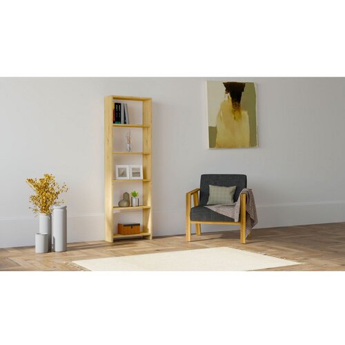 Woody Fashion Polica za knjige New Oak Slike