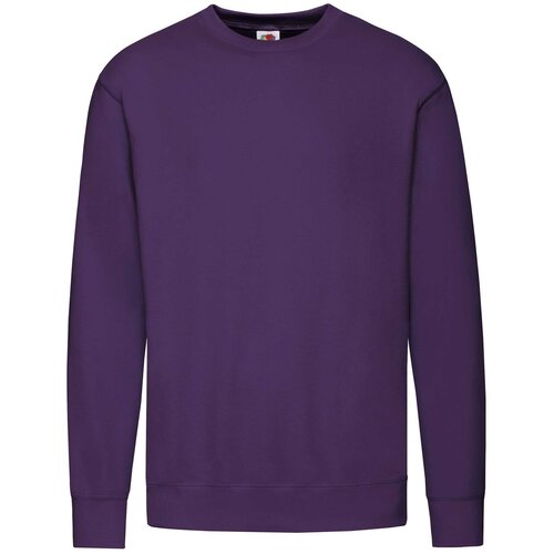 Fruit Of The Loom Fioletowa bluza męska Lightweight Set-in-Sweat Sweat Cene