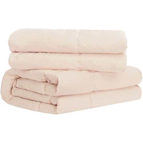 Set deka 2 kom. 260 x 220 cm Kapok i Poliester Bež - 260 x 220 cm 60 x 60 cm Cene