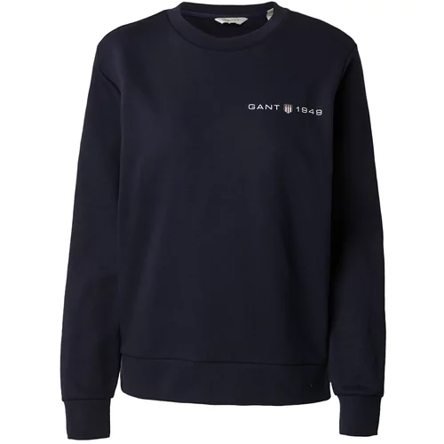 Gant Sweater majica tamno plava / karmin crvena / srebro