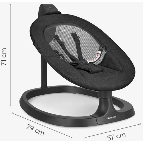 Kikka Boo njihalica za bebe Zazu Black, 0-9kg Slike