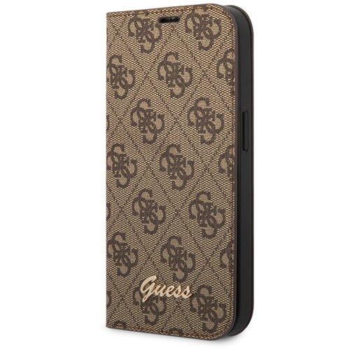 Guess Folio ohi&amp;scaron;je za iPhone 14 Pro Max Printed 4G Trendy, Rjava, (21244269) Slike