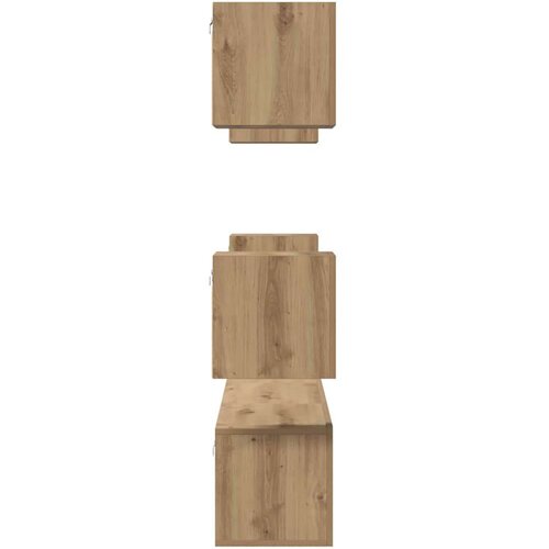  Set TV komoda Zidne Ostalo s pohranom s vratima 7 pcs hrast artisan 60 x 30 x 30 cm Slike