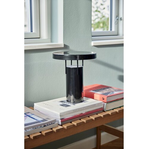H&amp;uuml;bsch Črna LED zatemnitvena namizna svetilka s kovinskim senčilom (vi&amp;scaron;ina 28 cm) BringMe &amp;ndash; Slike