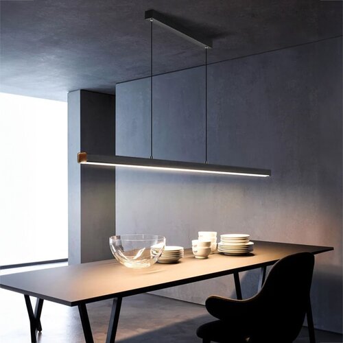 Toolight Viseća stropna lampa Led APP1448-CP BLACK 100cm Slike