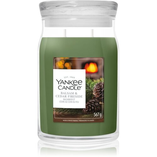 Yankee Candle Balsam &amp;amp; Cedar Fireside mirisna svijeća 567 g Slike