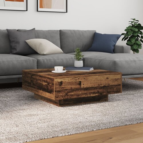 vidaXL Klubska miza Stari les Trdni recikliran les 80 x 80 x 31 cm Cene