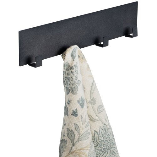 Wenko Črn magnetni obešalnik za kuhinjske pripomočke Black Outdoor Kitchen Ima Cene