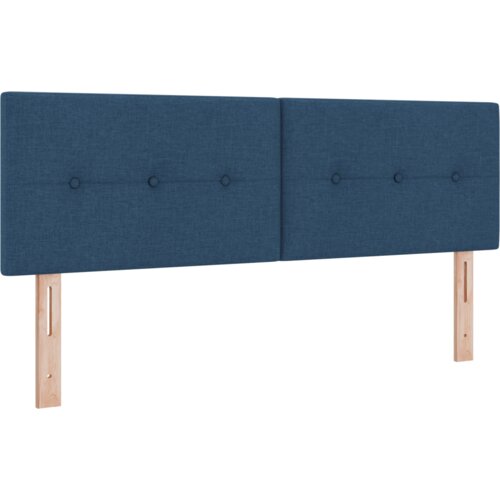  Krevet s boxspringom s madracem Plavi 160x200 cm Tkanina Slike