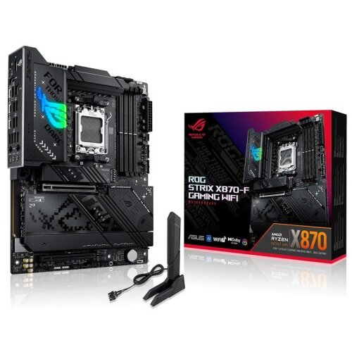 Asus ROG STRIX X870-F GAMING WIFI AM5 DDR5 RGB gaming ATX osnovna plo&scaron;ča Cene