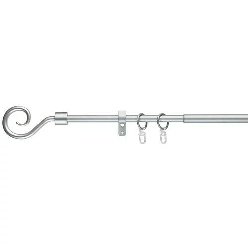 EXPO AMBIENTE Nosač zavjesa Hook (Duljina šipke za zavjese: 130 cm - 240 cm, Promjer: 16 mm, Srebrne boje)