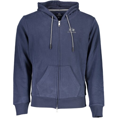 La Martina MEN&#39;S BLUE ZIP SWEATSHIRT Cene