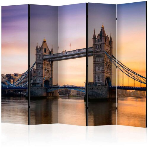  Paravan u 5 dijelova - Tower Bridge at dawn II [Room Dividers] 225x172 Slike