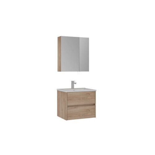 Hanah home Kupatilski ormarić sa umivaonikom i ogledalom (2 komada) Side 65 v2 779 Slike