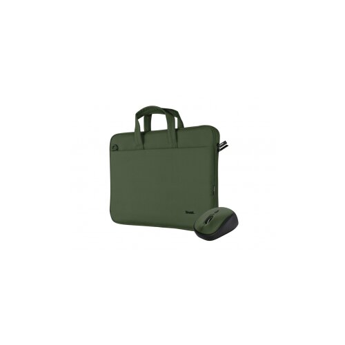 Trust Bologna torba i mi&amp;scaron; set torba za laptop 16&amp;rdquo;, zelena silent mi&amp;scaron; Slike