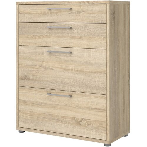Tvilum Modularna biblioteka u dekoru hrasta u prirodnoj boji 89x113 cm Prima – Cijene