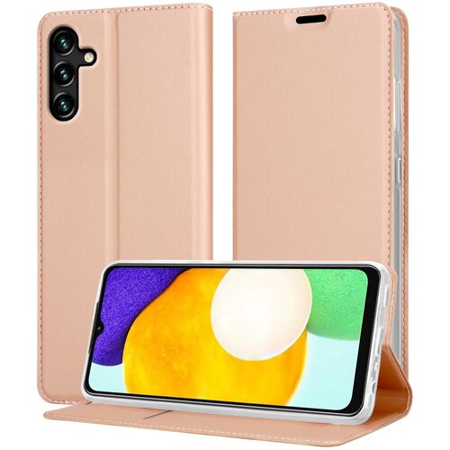 Cadorabo Case, združljiv s Samsungom v elegantnem rosă &permil; Gold - za&scaron;čitni pokrov z magnetnim zapiranjem, stoječo funkcijo in režo za kartico, (20694331) Cene
