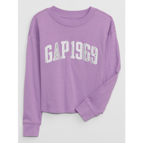 GAP Children's T-shirt with metallic logo - Girls Slike