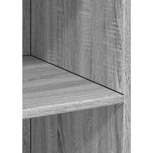 vidaXL Visoka omara siva sonoma 70x41x185 cm inženirski les Cene