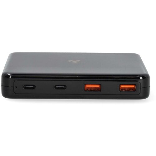 Nedis Namizni polnilnik PD 65W 2 USB-A/2 USB-C Ultrakompaktni GaN, Črna, (5000009872) Cene