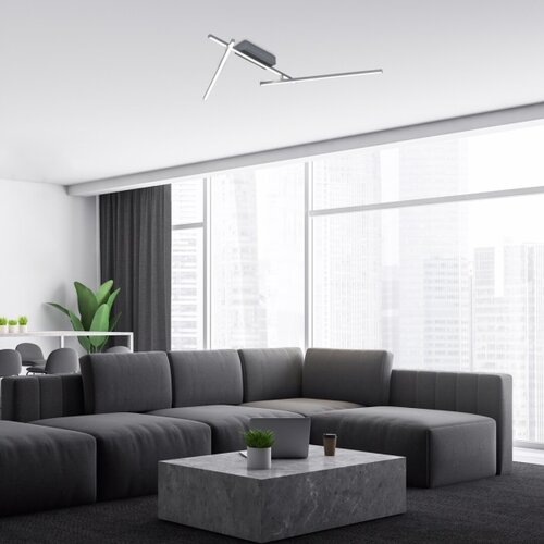Rabalux plafonjera negan led 24W srebrna (71019) Slike