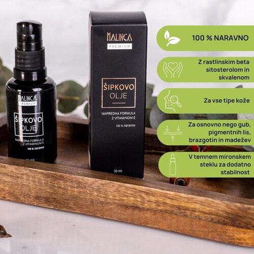 Malinca šipkovo olje z vitaminom e 2 x Cene