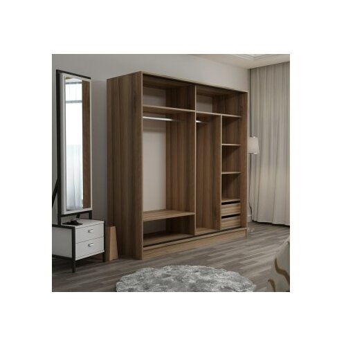 Hanah home Ormar Kale-3983, 180x210x52 cm, Hrast-bijela Cijene