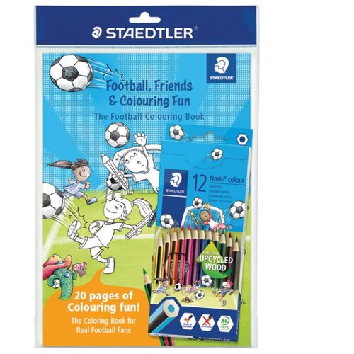  BOJE DRVENE 12BOJA NORIS COLOUR PLUS BOJANKA "NOGOMET" STAEDTLER 185 SET10 BLISTER Cene
