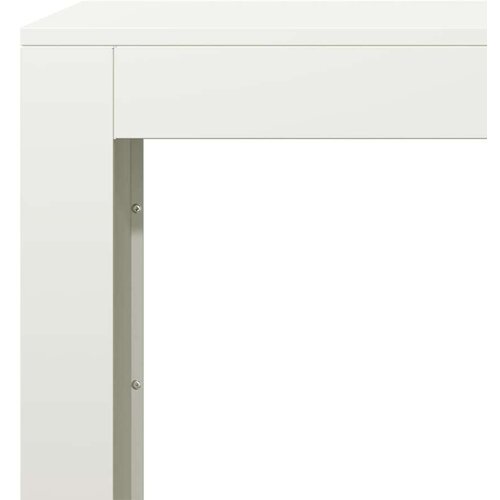 VidaXL stojalo za drva belo 100x40x80 cm jeklo Slike