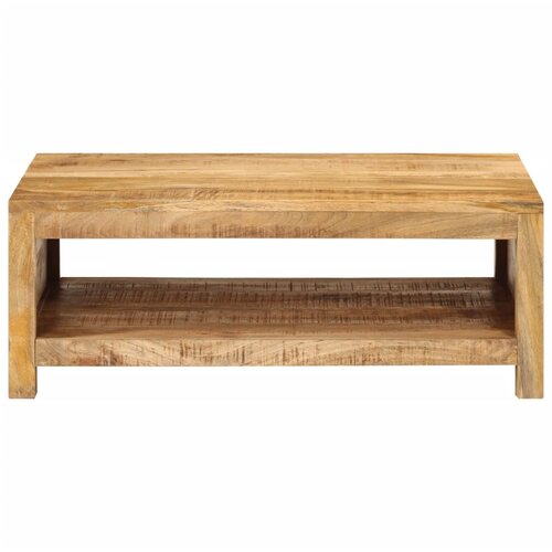 Maison Chic Klubska mizica - kavna mizica - Nizka mizica 80x55x30 cm trden mangov les, (21755417) Cene
