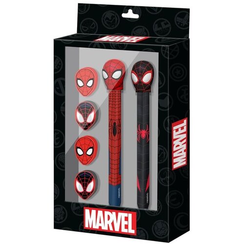 Marvel Set pribora Spider-Man - brisiva kemijska, vječna olovka i 4 gumice Cijene