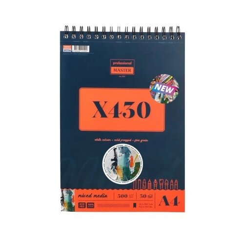Professional master x mixed blok sa spiralom - odaberite format x430 - 300g - 30 lista a4 ( 617114 ) Slike