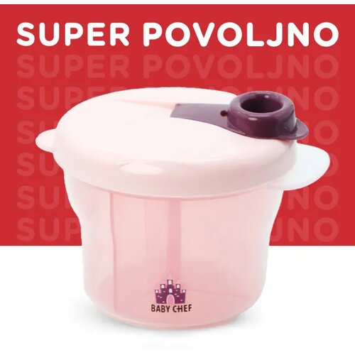 BABY CHEF dozer za mleko sa pregradama, roze Cijene