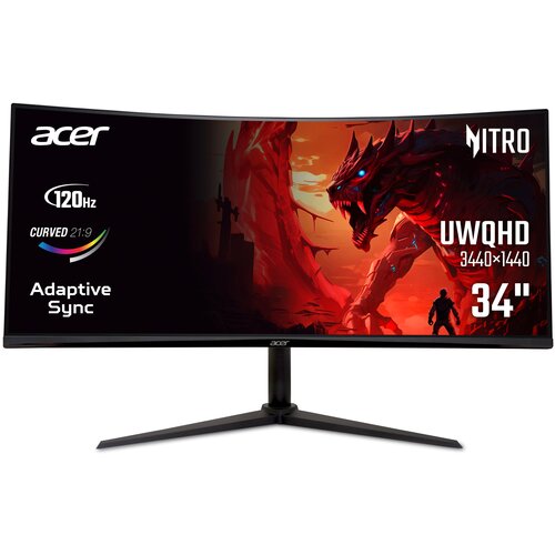 Acer Monitor Nitro ED340CUS3bmiipx 86,4 cm (34''), (5000061103) Cene