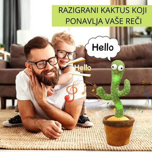  Plesni i govoreći kaktus &amp;ndash; muzička svetleća pli&amp;scaron;ana igračka Slike