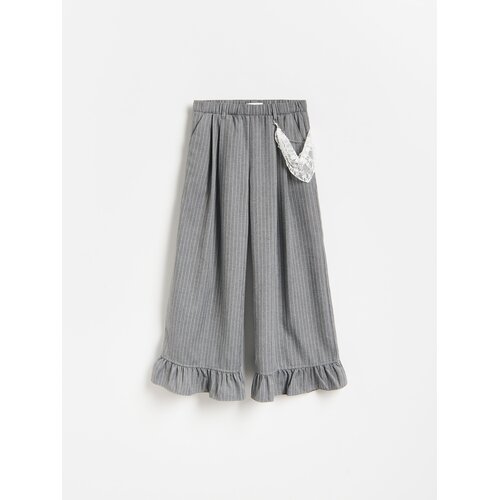 Reserved GIRLS` TROUSERS & CHAIN - svijetlo siva Cijene