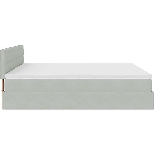  Otomanski krevet s madracem&amp;amp;amp LED 180x200cm bar&amp;scaron;unasti Slike