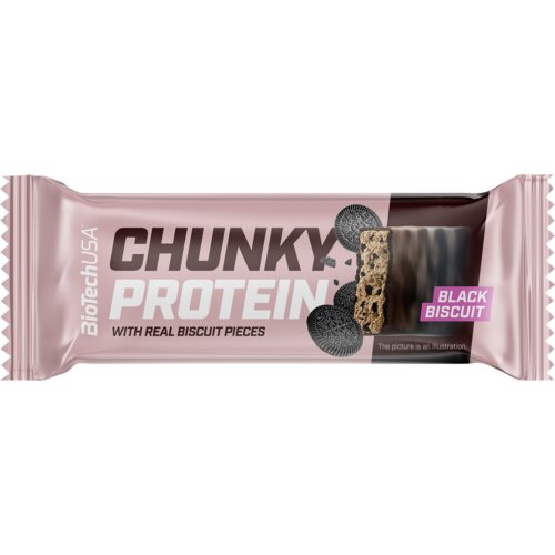 Chunky Protein Bar - Black Biscuit Slike