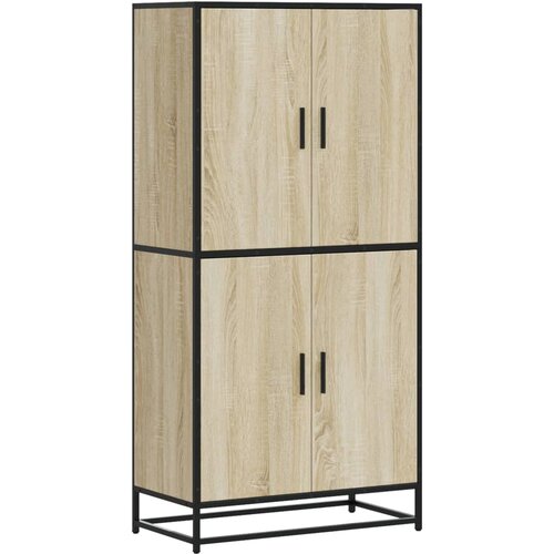 Maison Chic Visoka omara - Komoda - Predalnik sonoma hrast 68x35x139 cm inženirski les, (21719098) Slike
