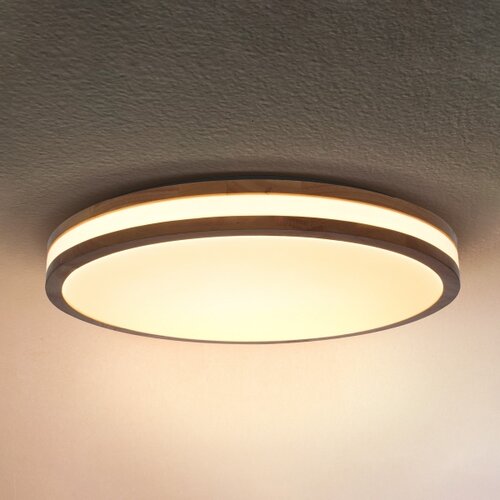  Brilagi - LED prigu&amp;scaron;iva svetiljka MOLINA LED/60W/230V 3000-6500K hrast prečnik 58 cm + daljinski upravljač Slike