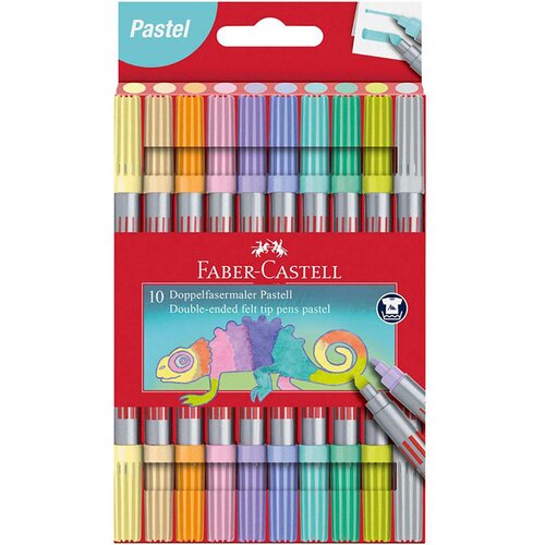 Faber-Castell Flomastri Pastel, obojestranski, 10 kosov Cene