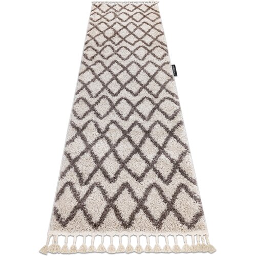 RugsX Preproge Tekač, Tekač BERBER BENI krem - za 70x200 cm Bež Cene