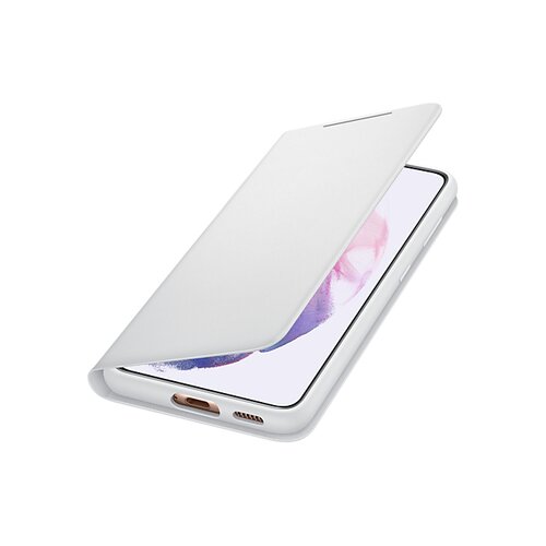 Samsung original led torbica ef-ng991pje za galaxy s21 g991 svetlo siv Slike