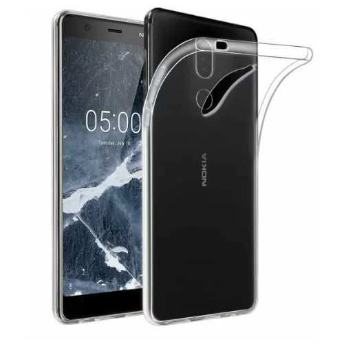 Nillkin Ultra tanek silikonski ovitek za Nokia 5.1 2018 - prozoren