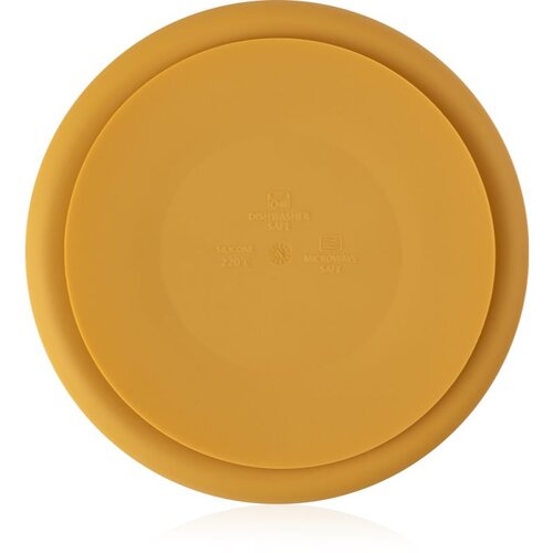 Petite&amp;amp;Mars Take&amp;amp;Match 6m+ deljeni krožnik okrogla Intense Ochre 1 kos Slike