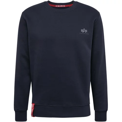 Alpha Industries Sweater majica tamno plava