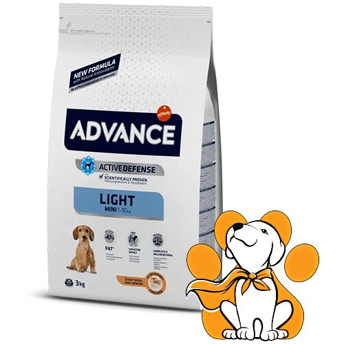 Advance light Mini, od 8 meseci do 8 godina 3kg, Piletina & Pirinač, Male rase Cene