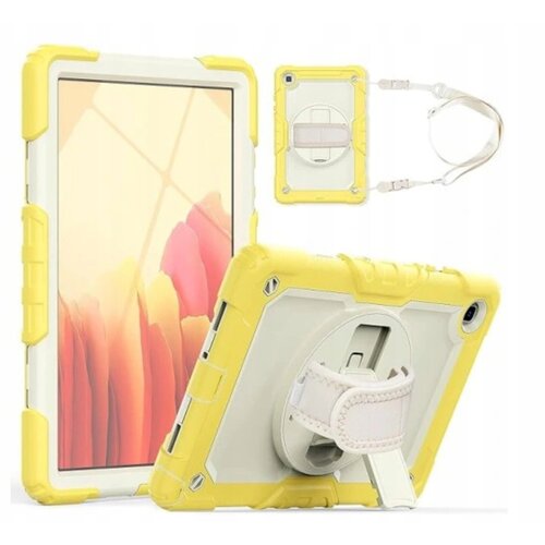 JTech Ohi&scaron;je za Samsung Galaxy Tab A7 2020 10,7" s stojalom in naramnico Rumeno, (22025395) Cene