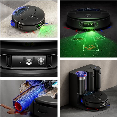 Dyson Spot+Scrub Ai robotski sesalnik s funkcijo brisanja, 586183-01 Slike