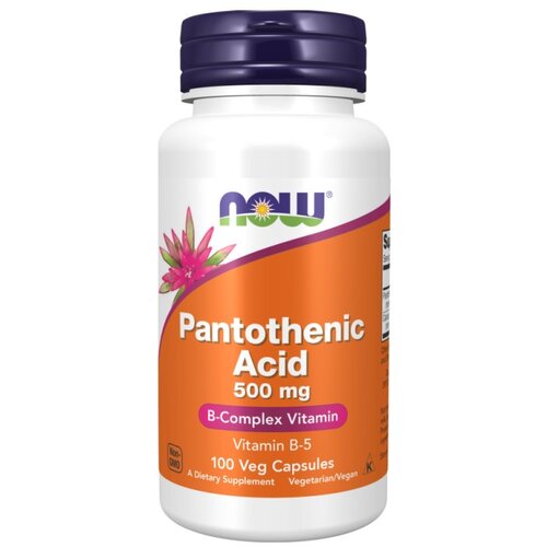 Now Foods Pantotenska kiselina 500 mg 100 капс. Slike